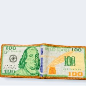 Smathers & Branson Benjamin Needlepoint Wallet